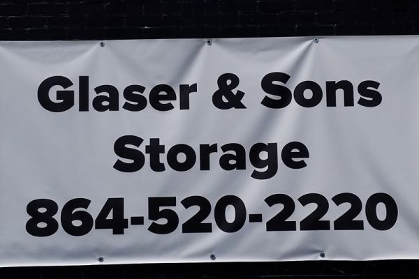 glaser and sons storage sign